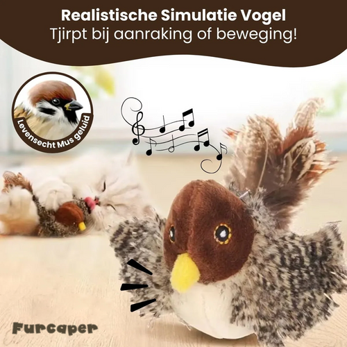 FurCaper™ Realistische Simulatie Vogel voor Katten