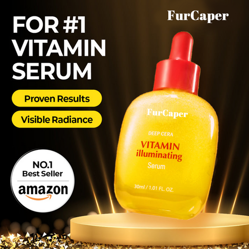 FurCaper™ Vitamin C Serum – Brightens, hydrates & strengthens skin.