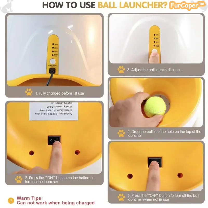FurCaper™Dog Ball Machine
