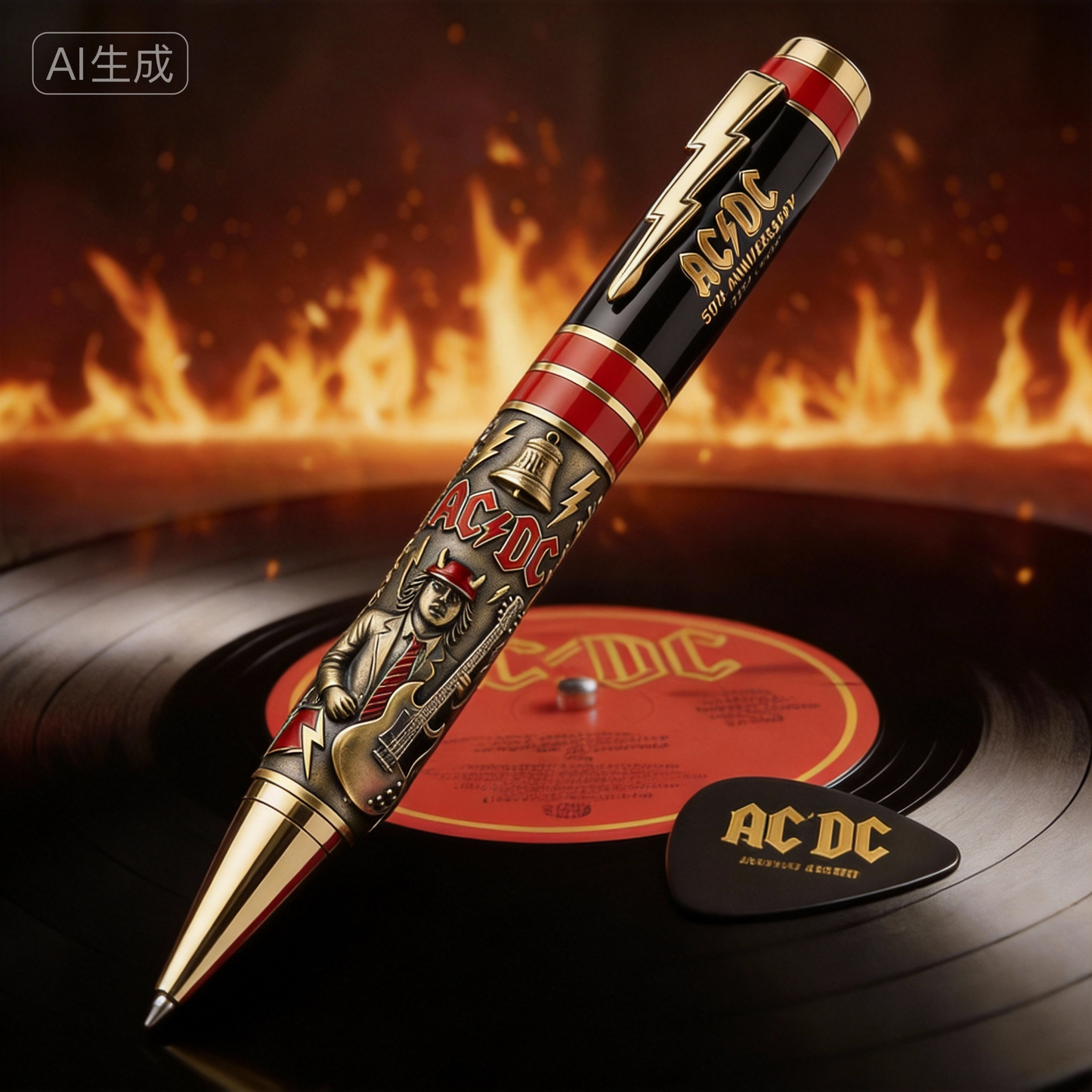 Limited-Time 49% OFF – Legendary Rock & Roll Tribute Fountain Pen