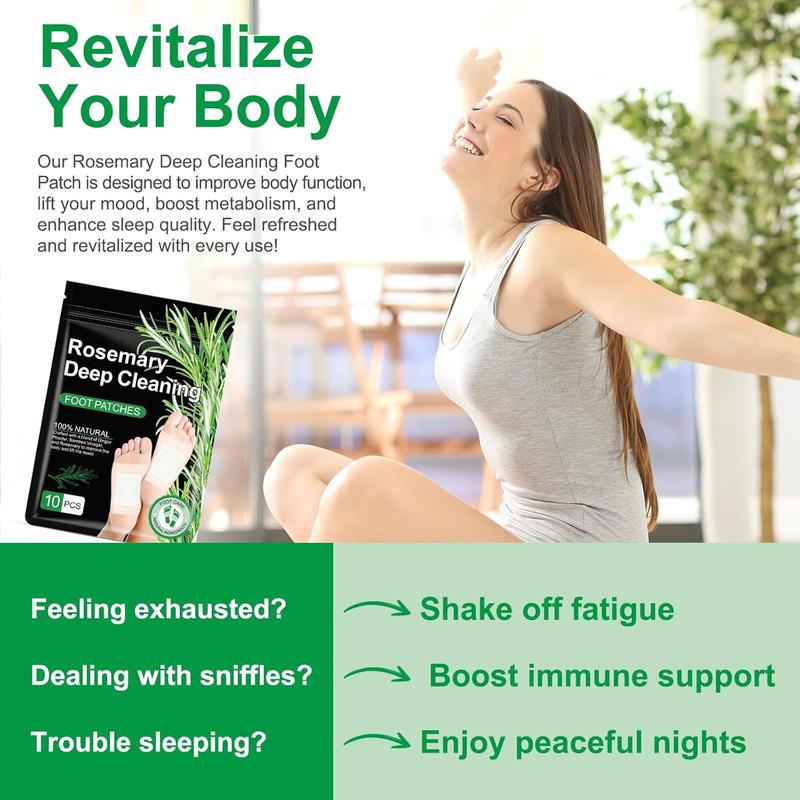 🔥Hot sale（3 Pack）Foot pads,Deep Cleansing Foot Patches|Deep Sleep Quality for Men & Women