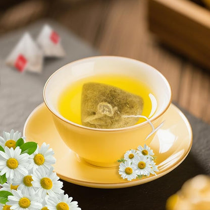 “FurCaper™ Chamomile Herbal Tea – Pure, Soothing, Caffeine-Free Relaxation (50 Bags)”