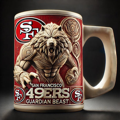 2026 Football Guardian Beast 3D Mug