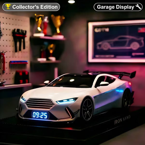 🎁🎄Hypercar Alarm Clock –🏎️Realistic sound and light effects